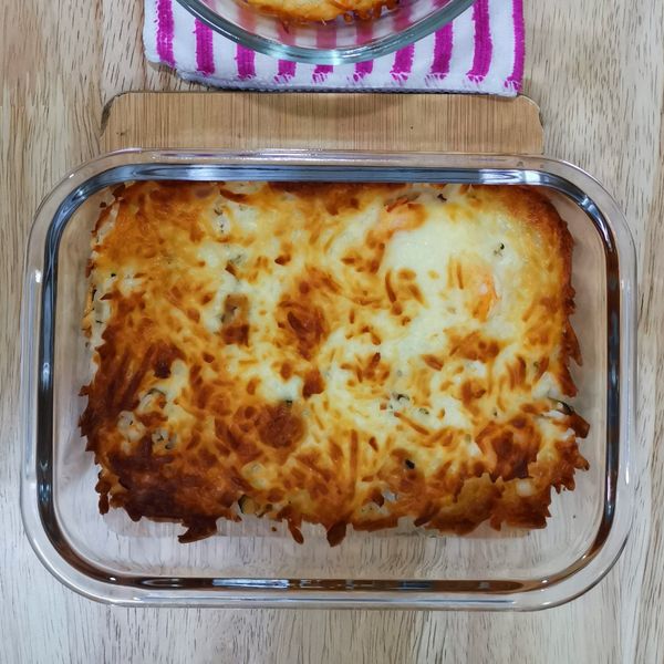 海鮮焗烤飯 : SakuraMoMo一起做