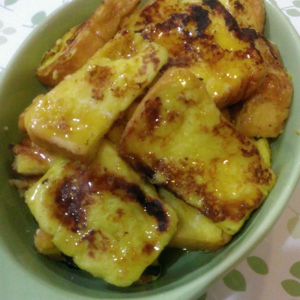 法式蜂蜜吐司 : 春妙葉一起做