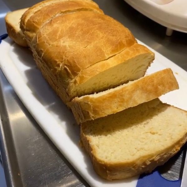 一次發酵鬆軟牛奶吐司 : 瑜兒一起做