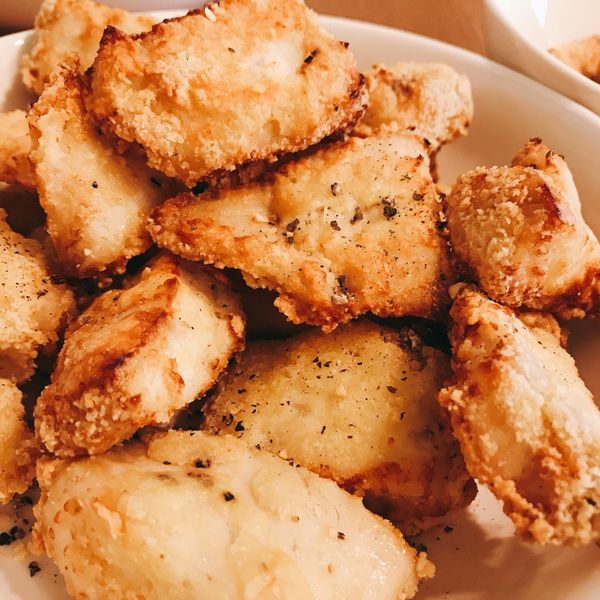 氣炸蒜香鱸魚片 : Kimimi一起做