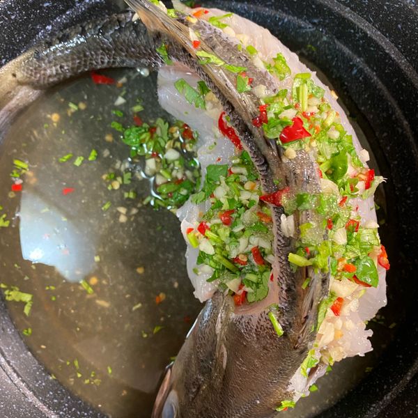 泰式檸檬魚（微波版） : Karen Chang一起做