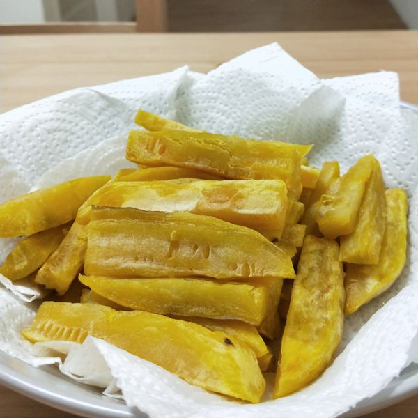 炸地瓜薯條 : Yu Jin Lu一起做