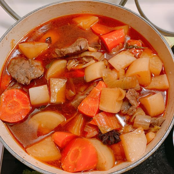 紅燒牛腱子心 : Chara Chen一起做