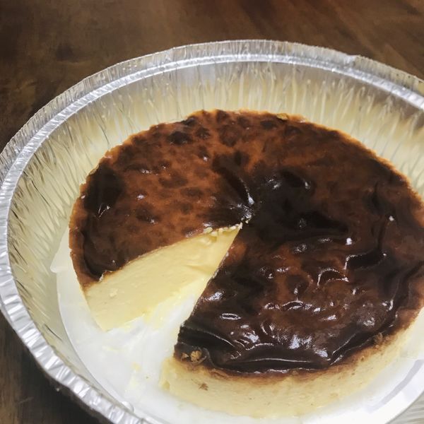 巴斯克乳酪蛋糕（氣炸花蜜）：伍悦彤 一起做