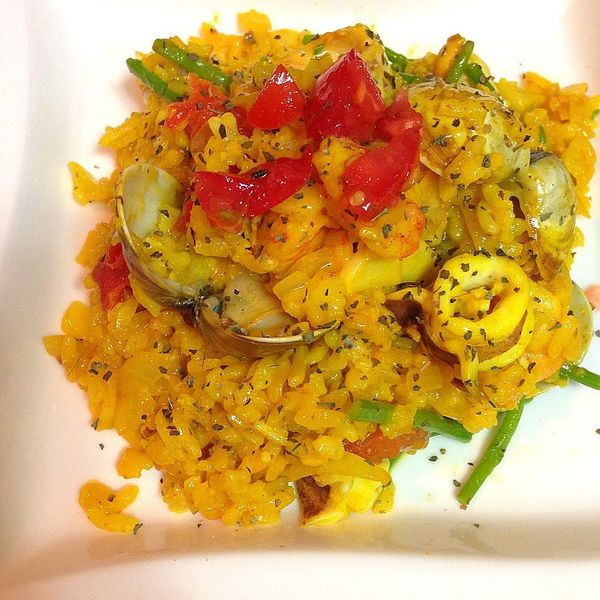 《東西吃了沒》海鮮燉飯 : Aeonの練習廚房一起做