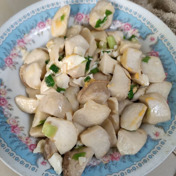 金沙杏鮑菇 : 三寶媽一起做