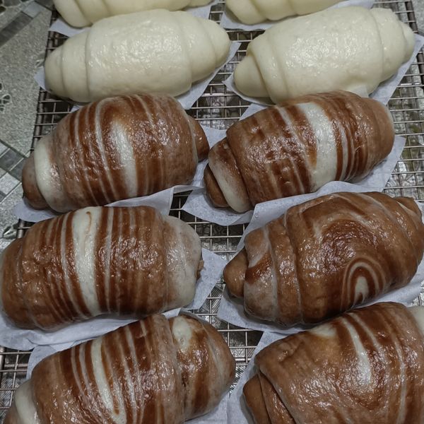 雙色木紋饅頭 : 林日生一起做