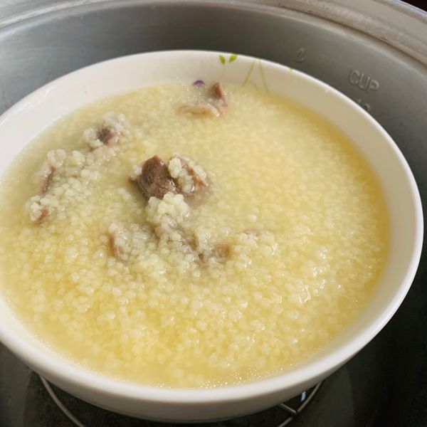 牛肉小米粥(電鍋版) : Casey Lam一起做