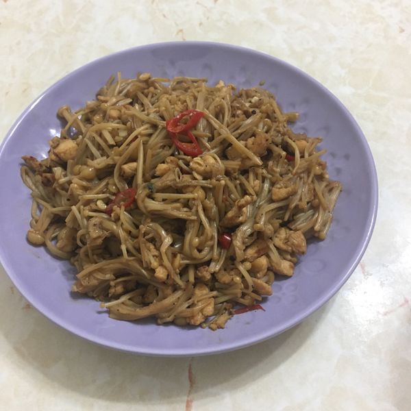 雞肉末金針菇 : Forgotten一起做