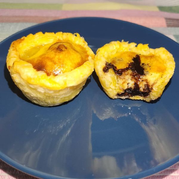 巧克力熔岩蛋塔 : 范雨一起做