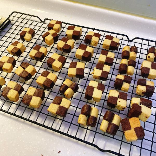 棋格餅乾:Kara Peng❤️碰 一起做