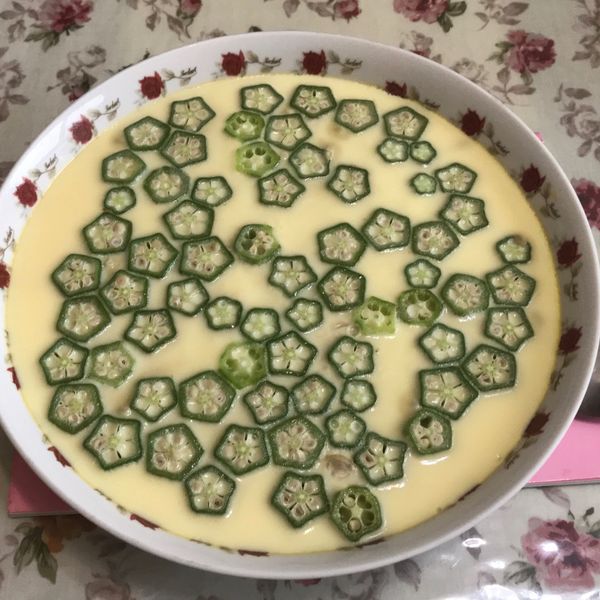 ♡秋葵蒸蛋♡：♡Chen Angel♡ 一起做