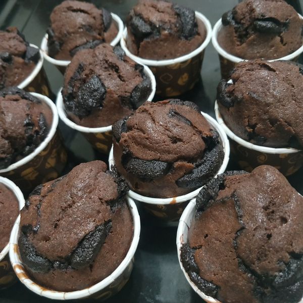 巧克力豆杯子蛋糕：Yuting Yang 一起做