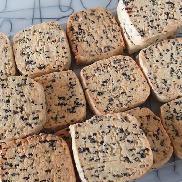 黃豆粉芝麻酥餅 : Maggie Lin一起做