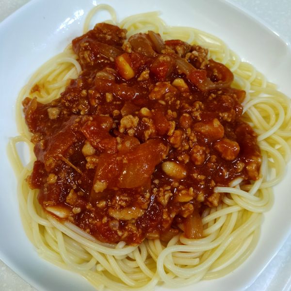 番茄肉醬義大利麵 : Kanaye一起做