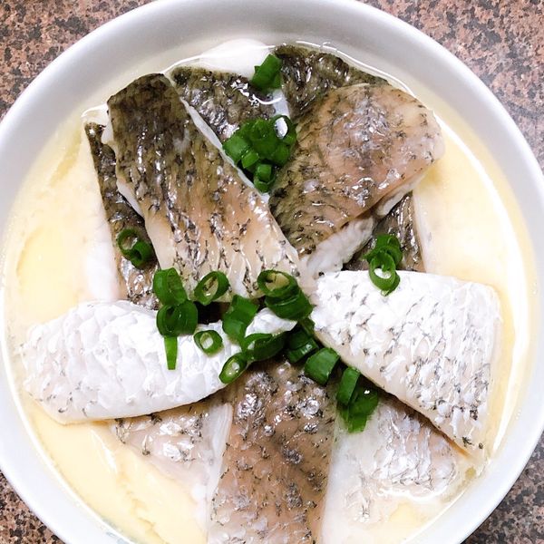 鯛魚腹片蒸蛋：peipeimei 一起做