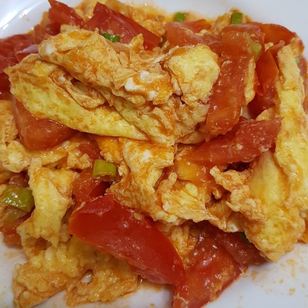 蕃茄炒蛋 : sandy一起做