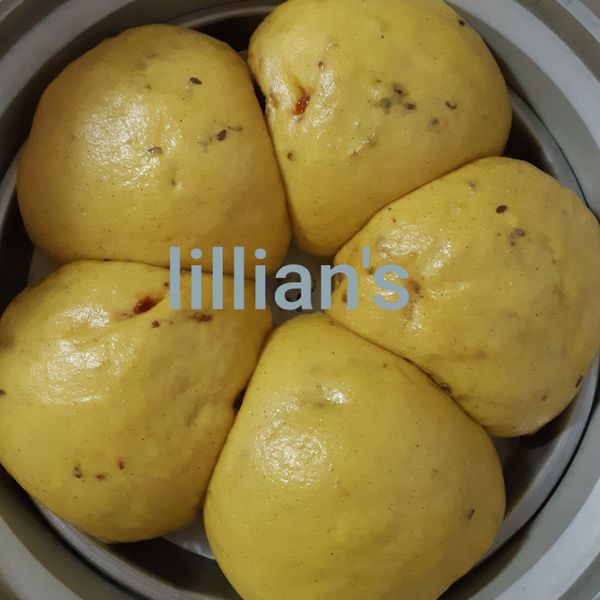 枸杞薑黃養身饅頭：Lillian 一起做