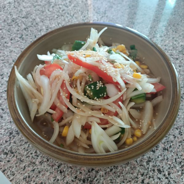 【極簡】蕃茄拌沙拉 ＠佐肉解油膩 : fish一起做