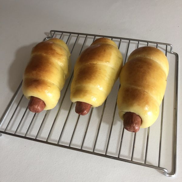 腸仔包 【手搓麵糰 直接法】：cpp 一起做