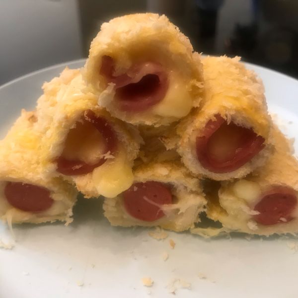 香烤起士吐司條~~牽絲哦!! : 張小妖一起做