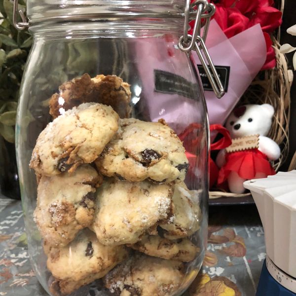 葡萄亁玉米片餅乾（比美詩x莉口味） : Carol一起做