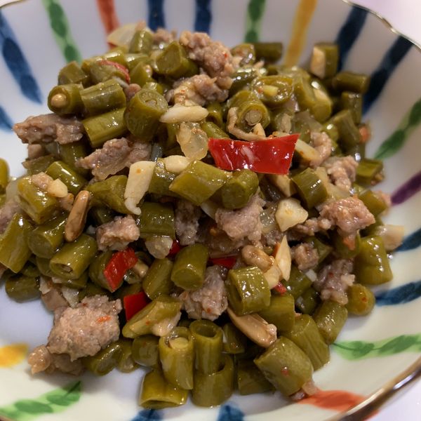 炒酸豆（10分鐘快速料理） : 打打 一起做