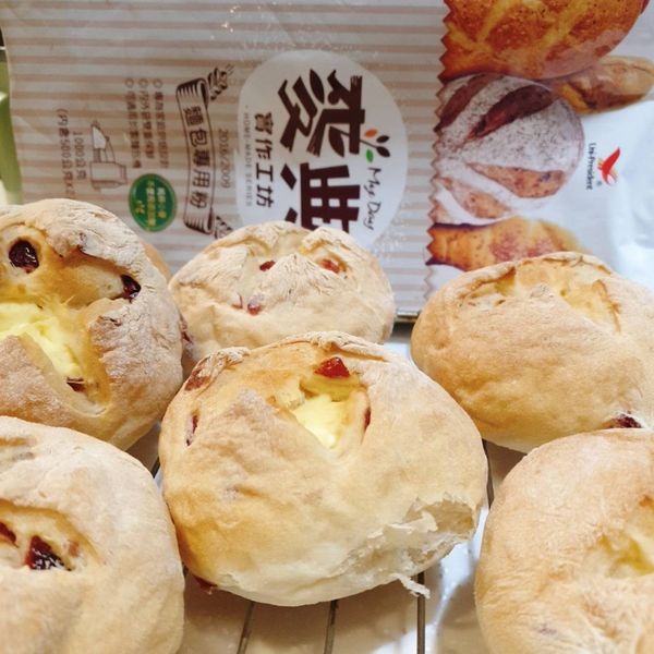 蔓越莓乳酪【麥典實作工坊麵包專用粉】：Olga's Corner 一起做