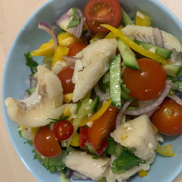 泰式酸辣佐台灣鯛 : 嘿嘿一起做