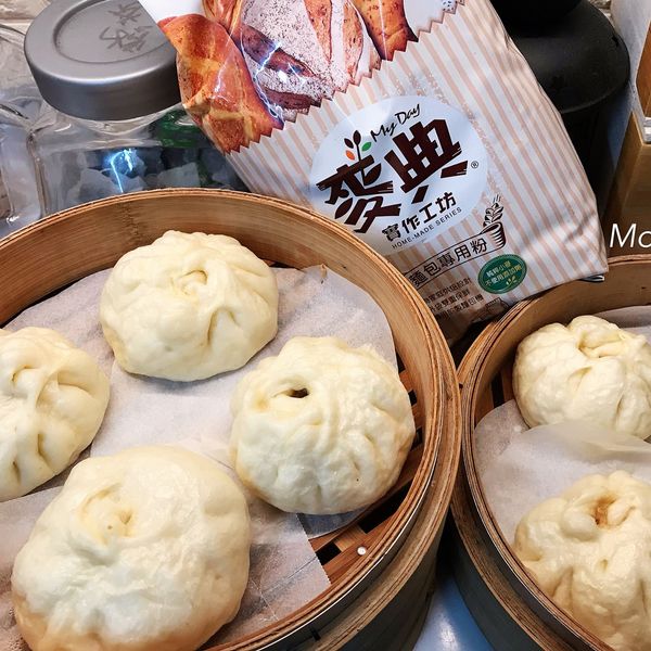鮮肉包子【麥典實作工坊麵包專用粉】 : MOMO媽一起做
