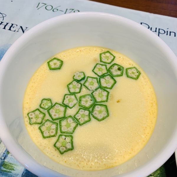 ♡秋葵蒸蛋♡：Shumei Tang 一起做