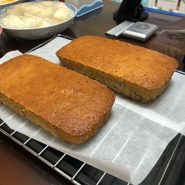 無泡打粉香蕉磅蛋糕食譜x法國綠山農場奶油 : Shantelle Ho一起做