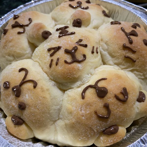 煉乳餐包:Mimi Huang 一起做