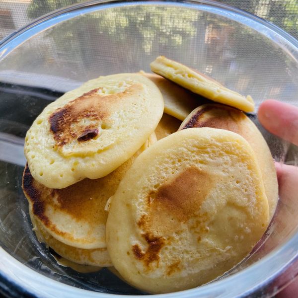 寶寶地瓜鬆餅（適蛋奶不過敏者）：蔡宜嘒 一起做