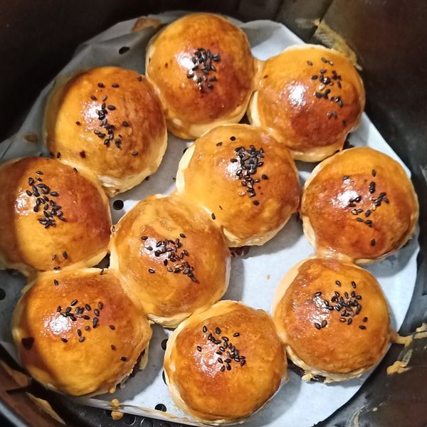 蛋黃酥：Lin Sasa 一起做