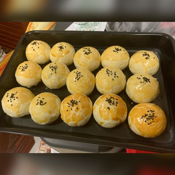 蛋黃酥 : 修二一起做
