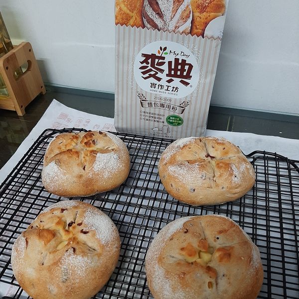 蔓越莓乳酪【麥典實作工坊麵包專用粉】 : Jo一起做