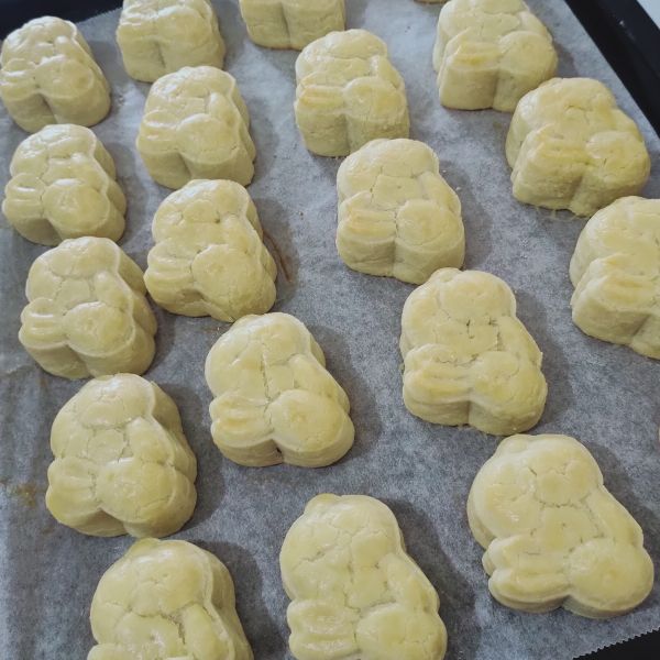 元寶造型鳳梨酥(不走鍾、萬用餅皮配方） : 淏淏♥媽咪一起做