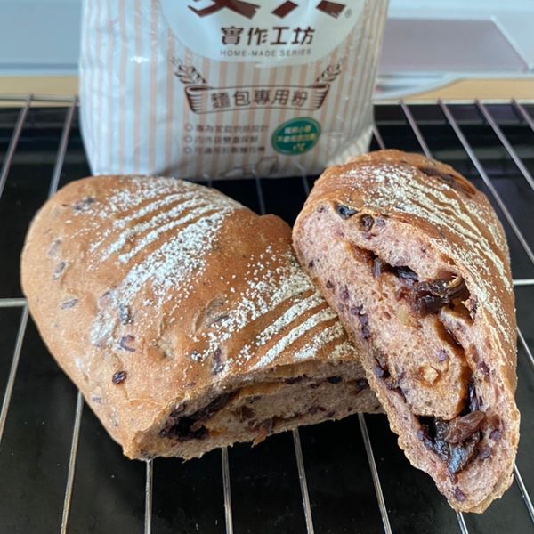 紫米桂圓核桃【麥典實作工坊麵包專用粉】 : 樂烘焙一起做