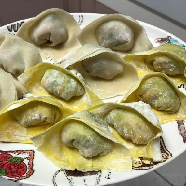 鮮蝦雲吞湯(大餛飩)~~ : moongirl一起做