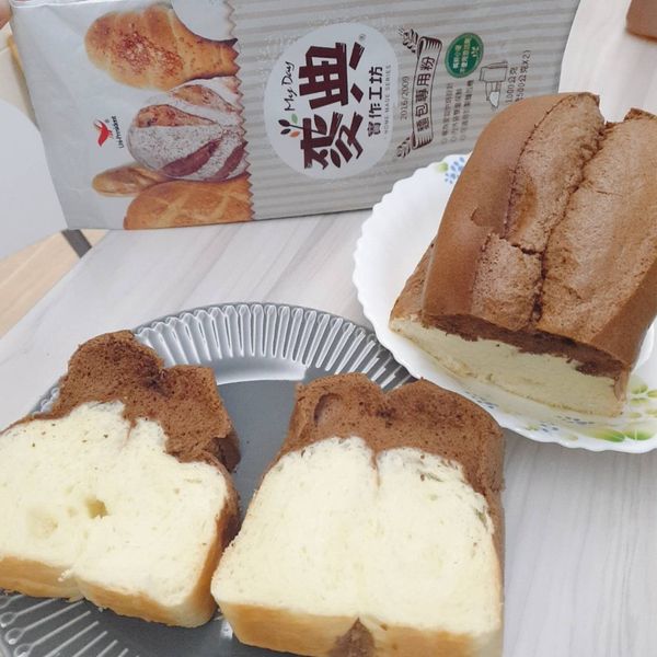 巧克力蛋糕吐司【麥典實作工坊麵包專用粉】:Olga's Corner 一起做