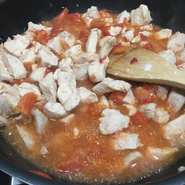 蒜香蕃茄雞胸 : Huayra Chang一起做