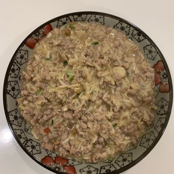 金針菇味噌肉燥 : 李昭嬿一起做