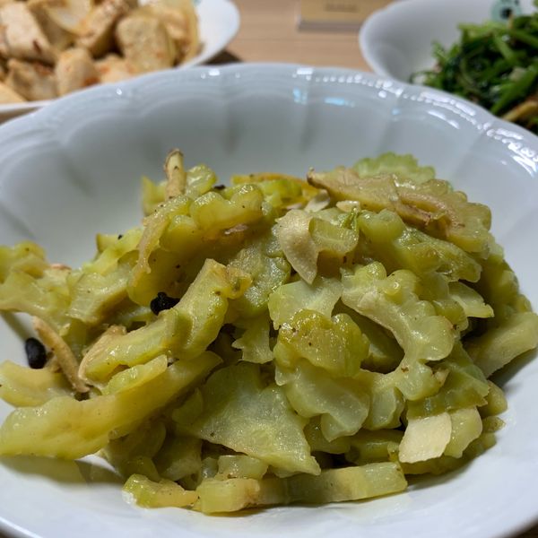 豆鼓蔭苦瓜 : 許乃文一起做