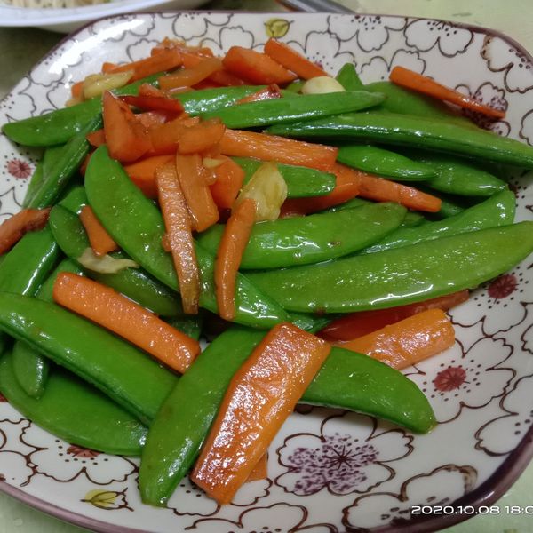 清炒豌豆 : 我佩一起做
