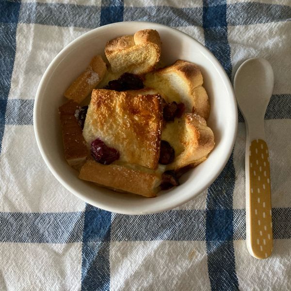 氣炸鍋-烤土司布丁(單人份） : 邱妞妞一起做