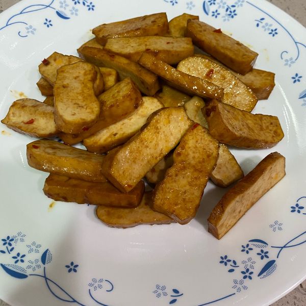 豆瓣醬燒五香豆干 : sakura一起做