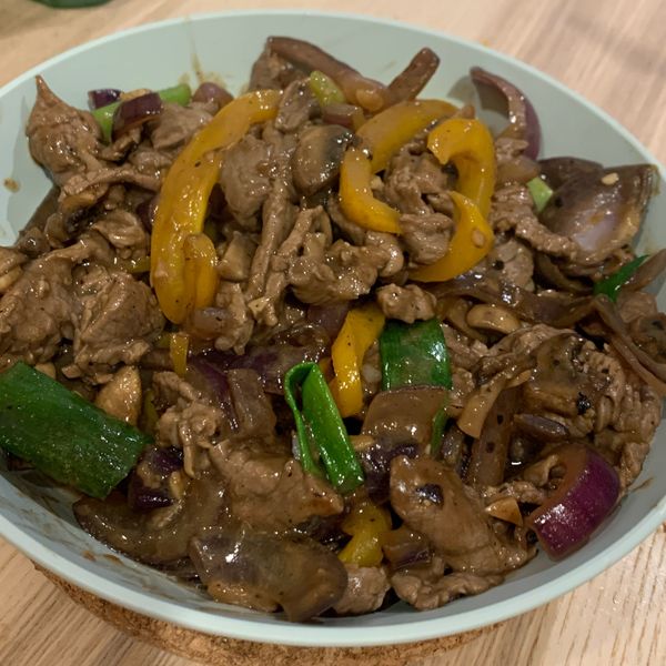 奶香鐵板牛肉 : Fiona SN Chan一起做