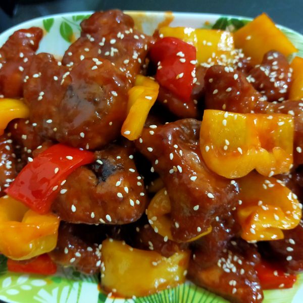 糖醋排骨 : 孫御庭一起做