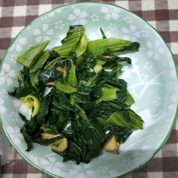麻油炒芥菜 : Ying一起做